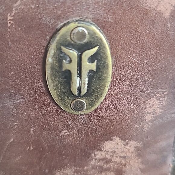 Frye Womens Flynn Short Ankle Zip Boot Oiled Suede Brown Leather Size 9M - Picture 14 of 16